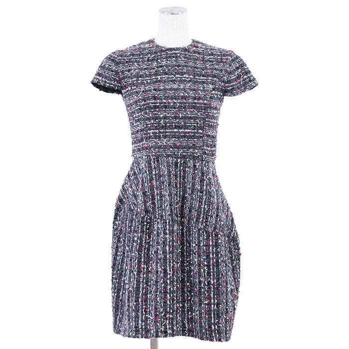 Other Other YOKO CHAN Tweed Dress Others Dresses YCD-318-410 Size ONE SIZE - 1 Thumbnail