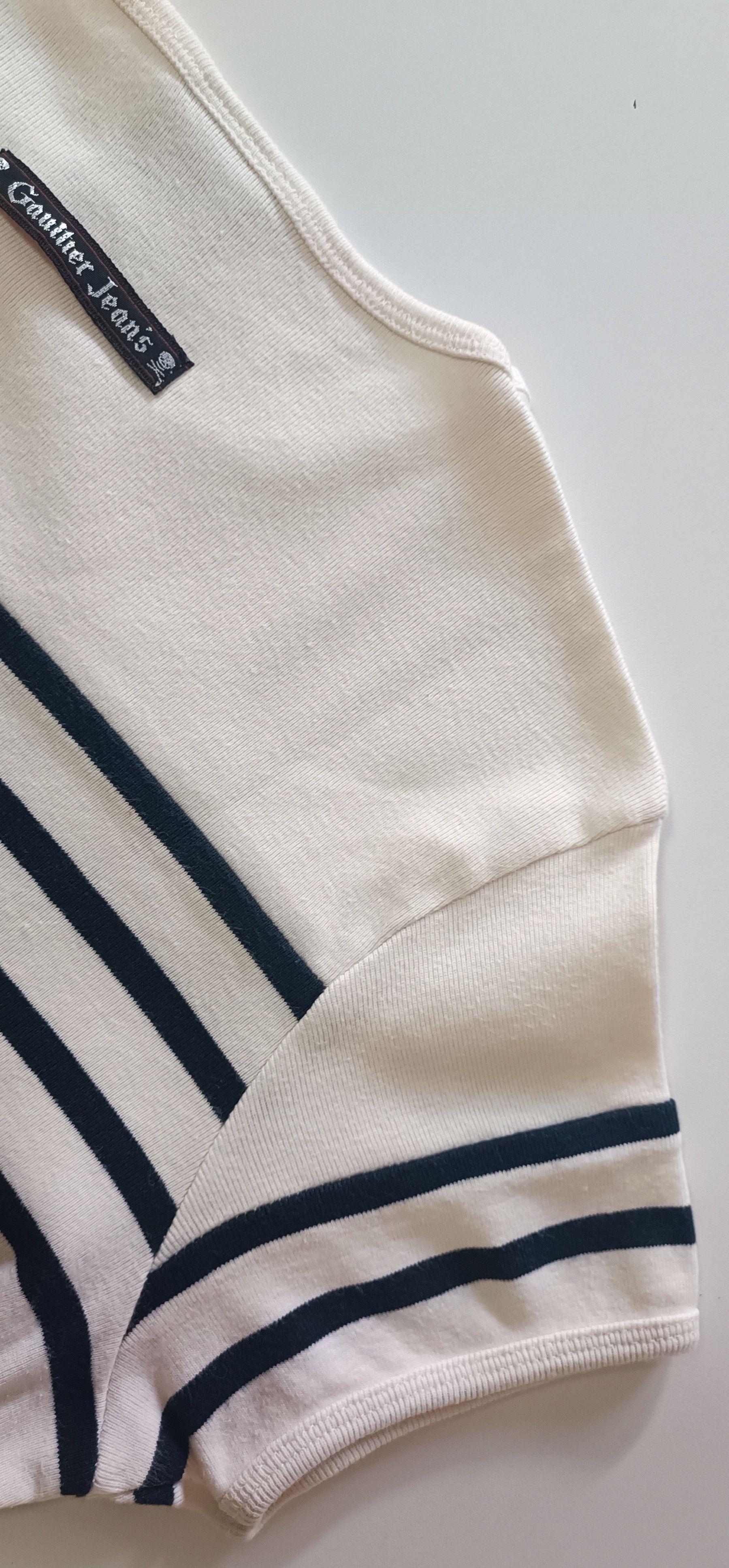 Jean Paul Gaultier SS 1997 - Rare Egyptian and Navy stripes top Size S / US 4 / IT 40 - 22 Thumbnail