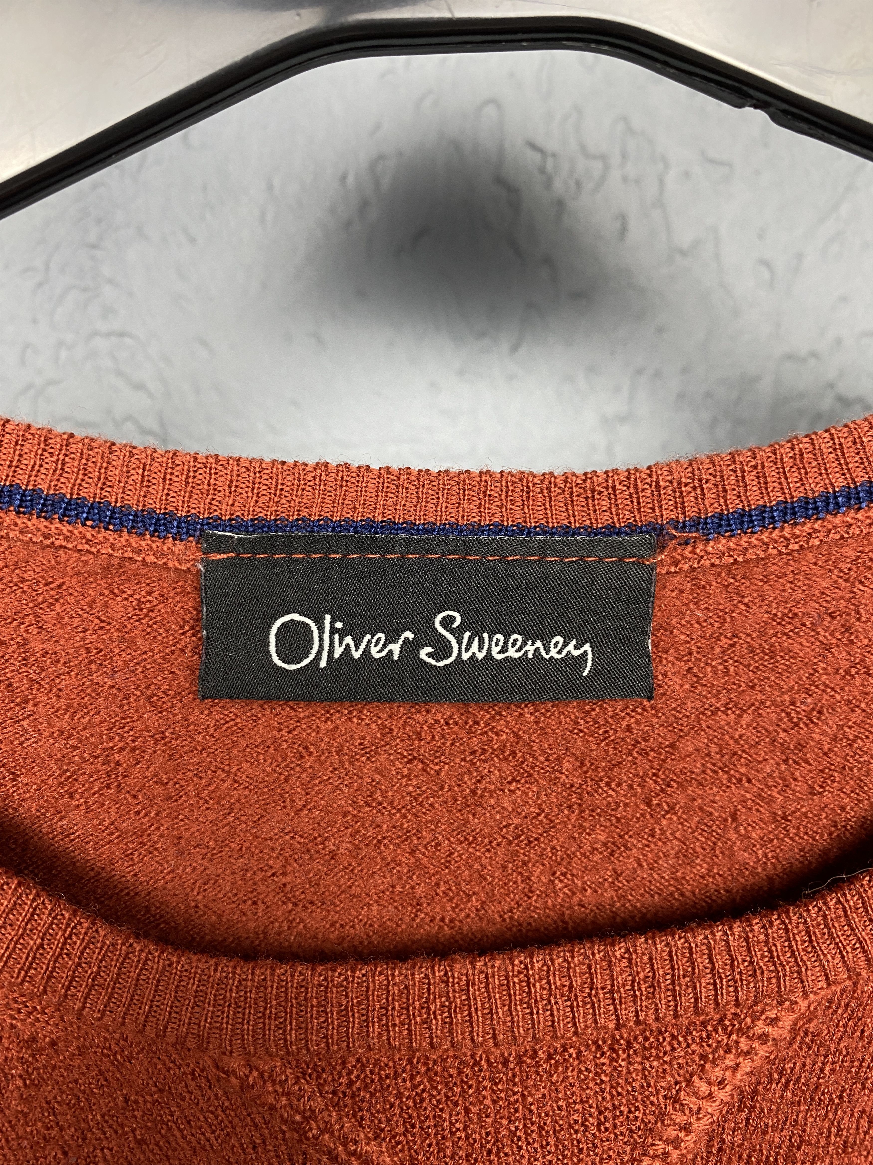 Oliver Sweeney Oliver Sweeney Vintage Mens Wool Crew Neck Sweater Size US M / EU 48-50 / 2 - 3 Thumbnail