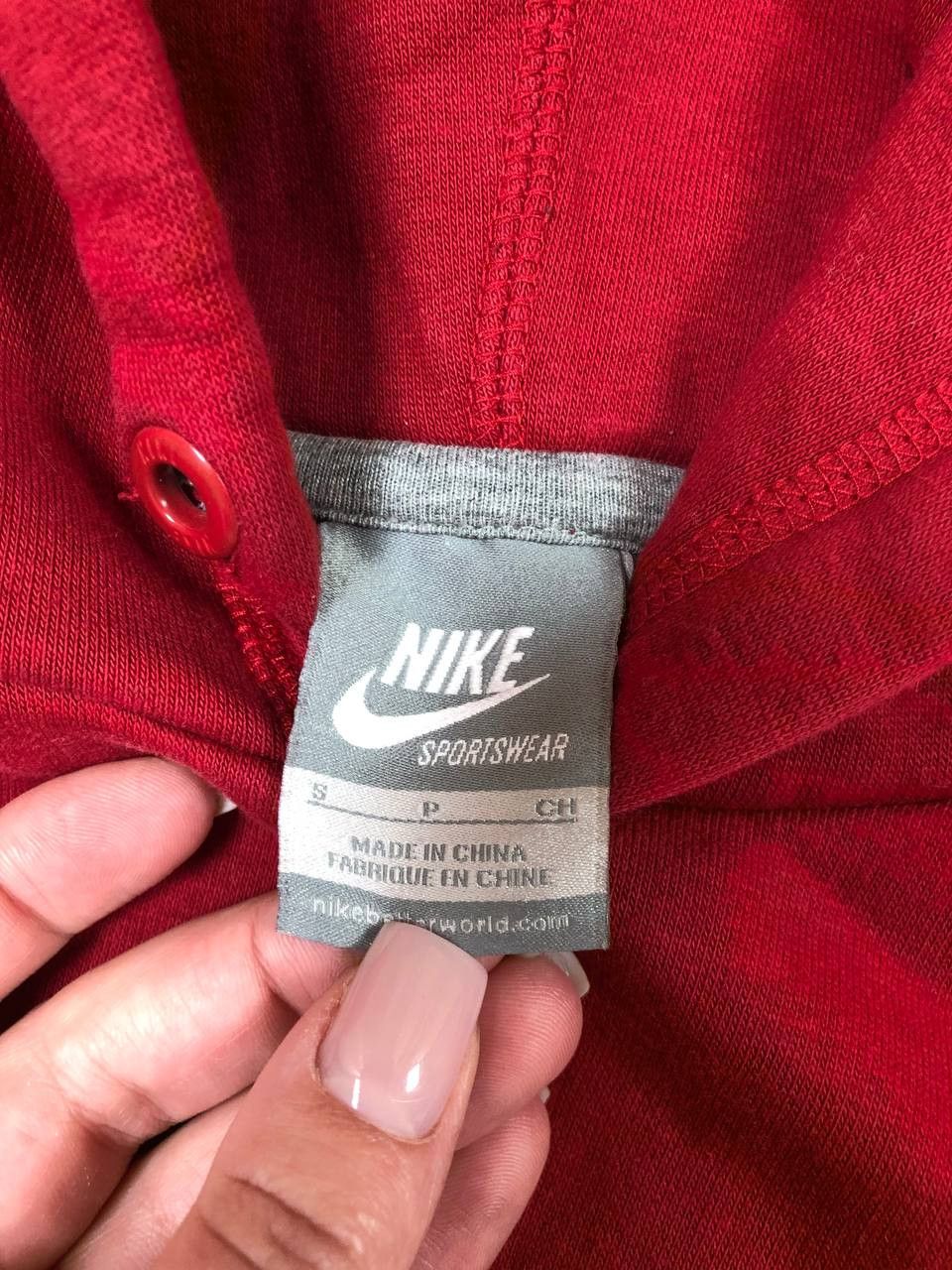 Nike × Vintage Sweatshirt Nike Vintage Big Central Logo 90s Outdoor Style Size US S / EU 44-46 / 1 - 11 Thumbnail