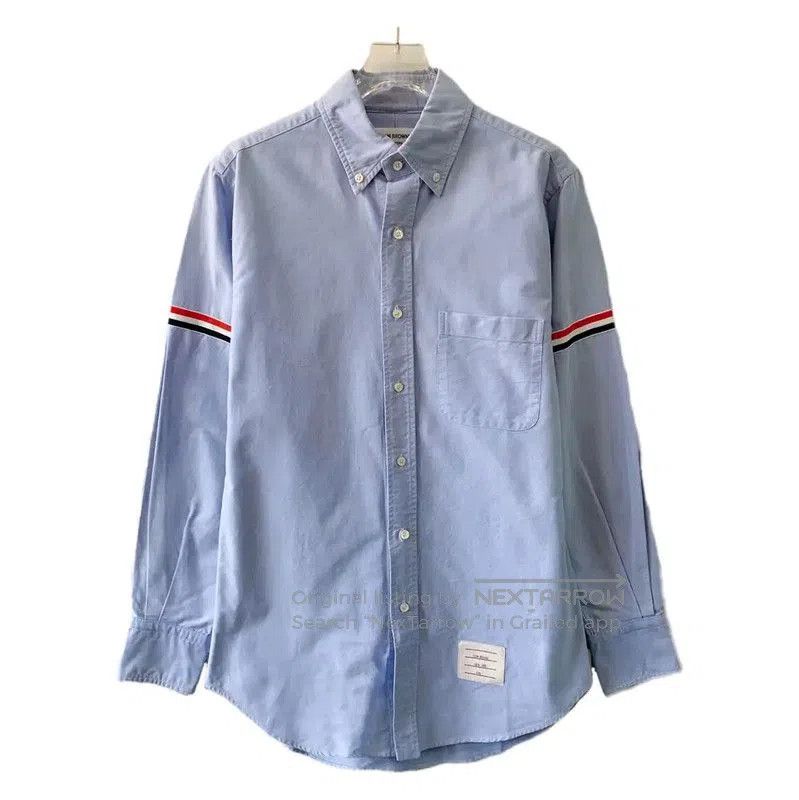 Thom Browne Blue Cotton Women's Shirt .