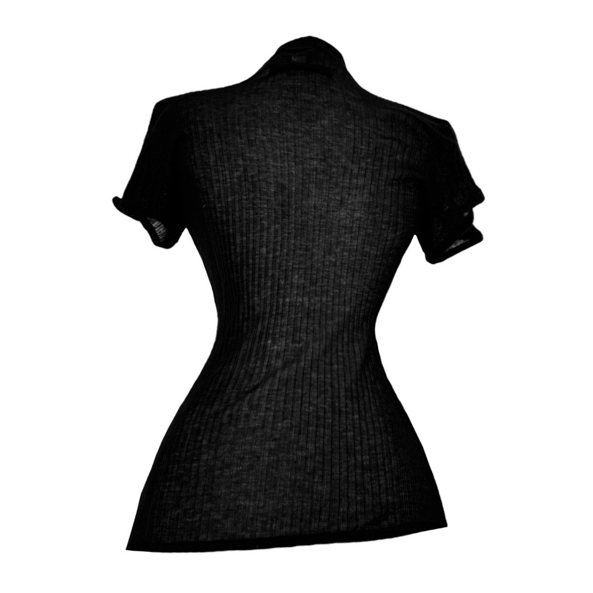 Jean Paul Gaultier Jean Paul Gaultier 80s Corset Waist Ribbed Top Size S / US 4 / IT 40 - 2 Thumbnail
