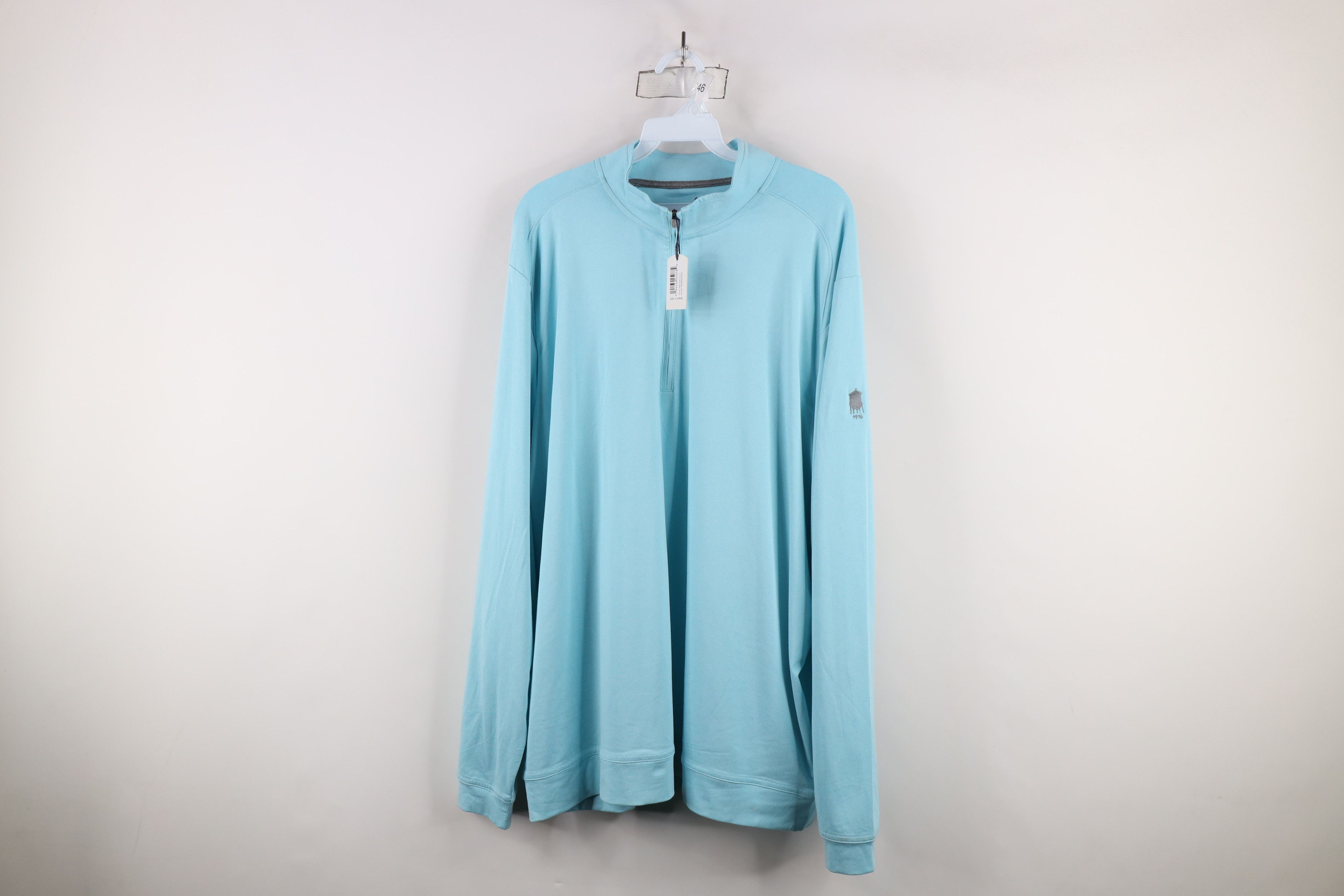 Vintage × johnnie-O New Johnnie-O Performance Half Zip Pullover Top Jacket Blue Size US XL / EU 56 / 4 - 1 Thumbnail