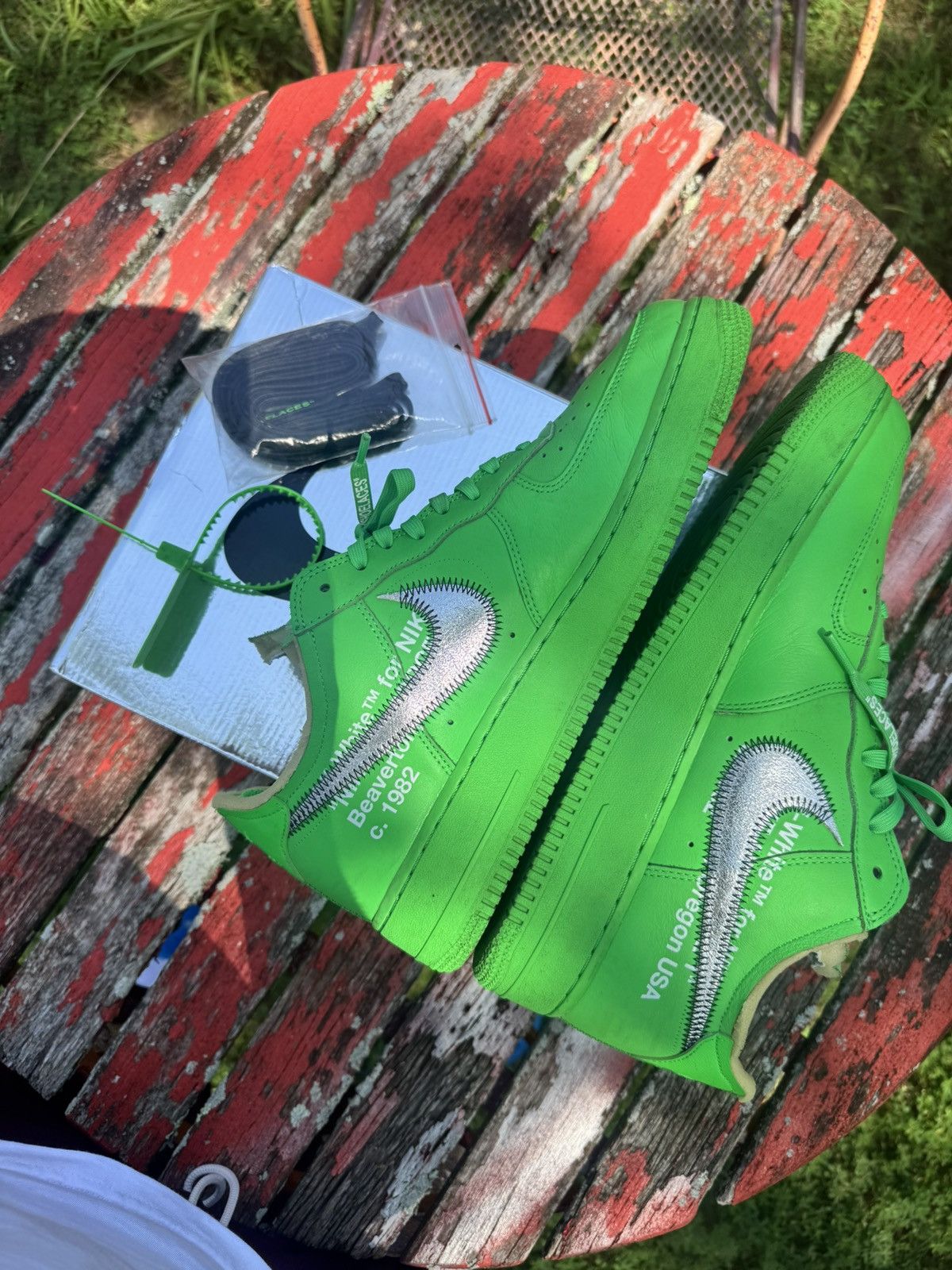 Nike × Off-White Off white x Air-force 1 Brooklyn Size US 10.5 / EU 43-44 - 3 Thumbnail