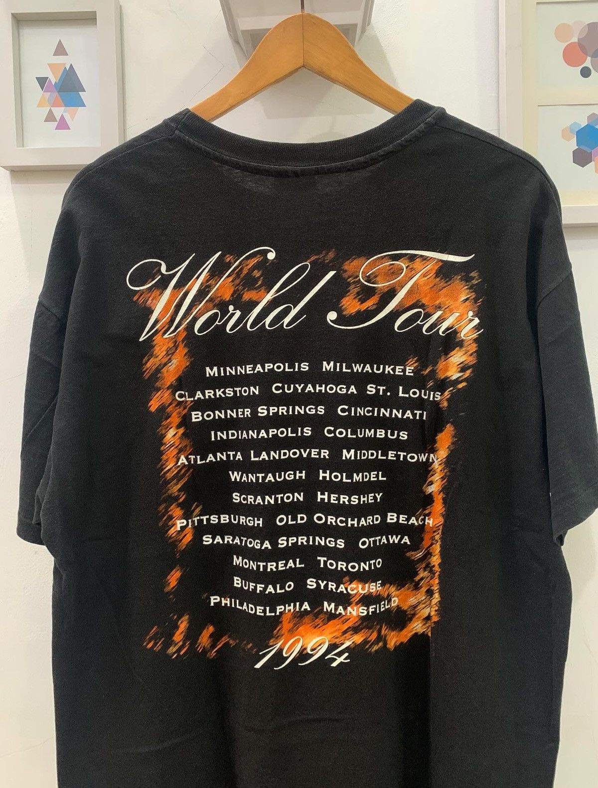 Hanes Vintage 1994 MICHAEL BOLTON WORLD TOUR Size US XL / EU 56 / 4 - 2 Thumbnail