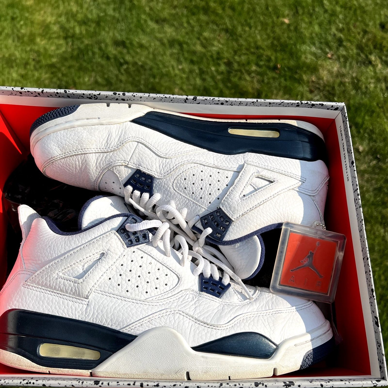 Jordan Brand × Nike Nike Air Jordan 4 Retro LS Columbia - Size 10 - Ships Now Size US 10 / EU 43 - 8 Thumbnail