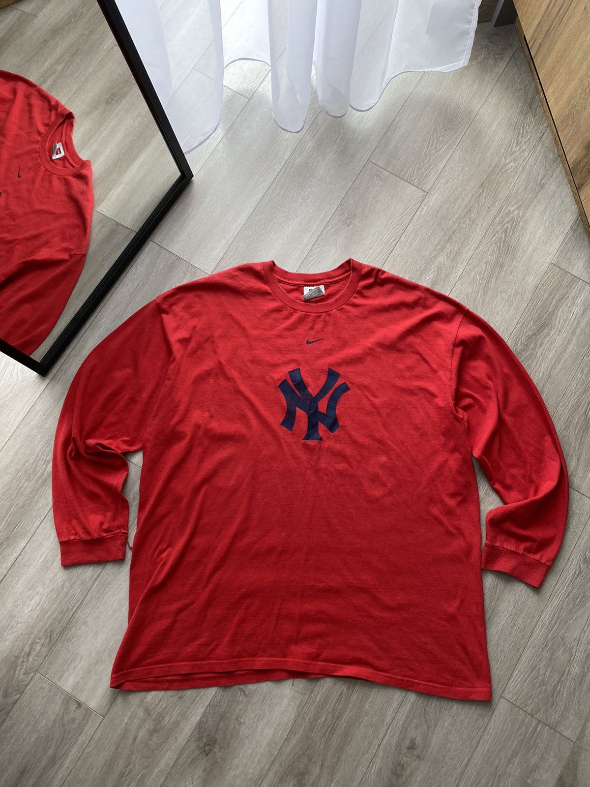 80’s NY Yankees Long Sleeve Tee ヴィンテージ New York Yankees × Nike × Vintage Vintage Y2K Nike x MLB New