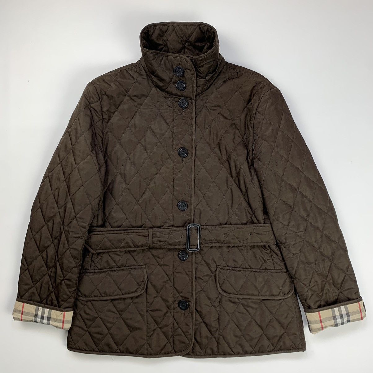 Burberry London nova check quilted jacket
