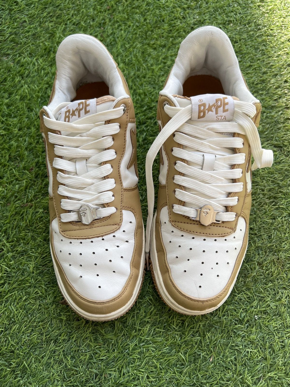 Bape Bape Sta Low Beige Size US 9.5 / EU 42-43 - 3 Thumbnail