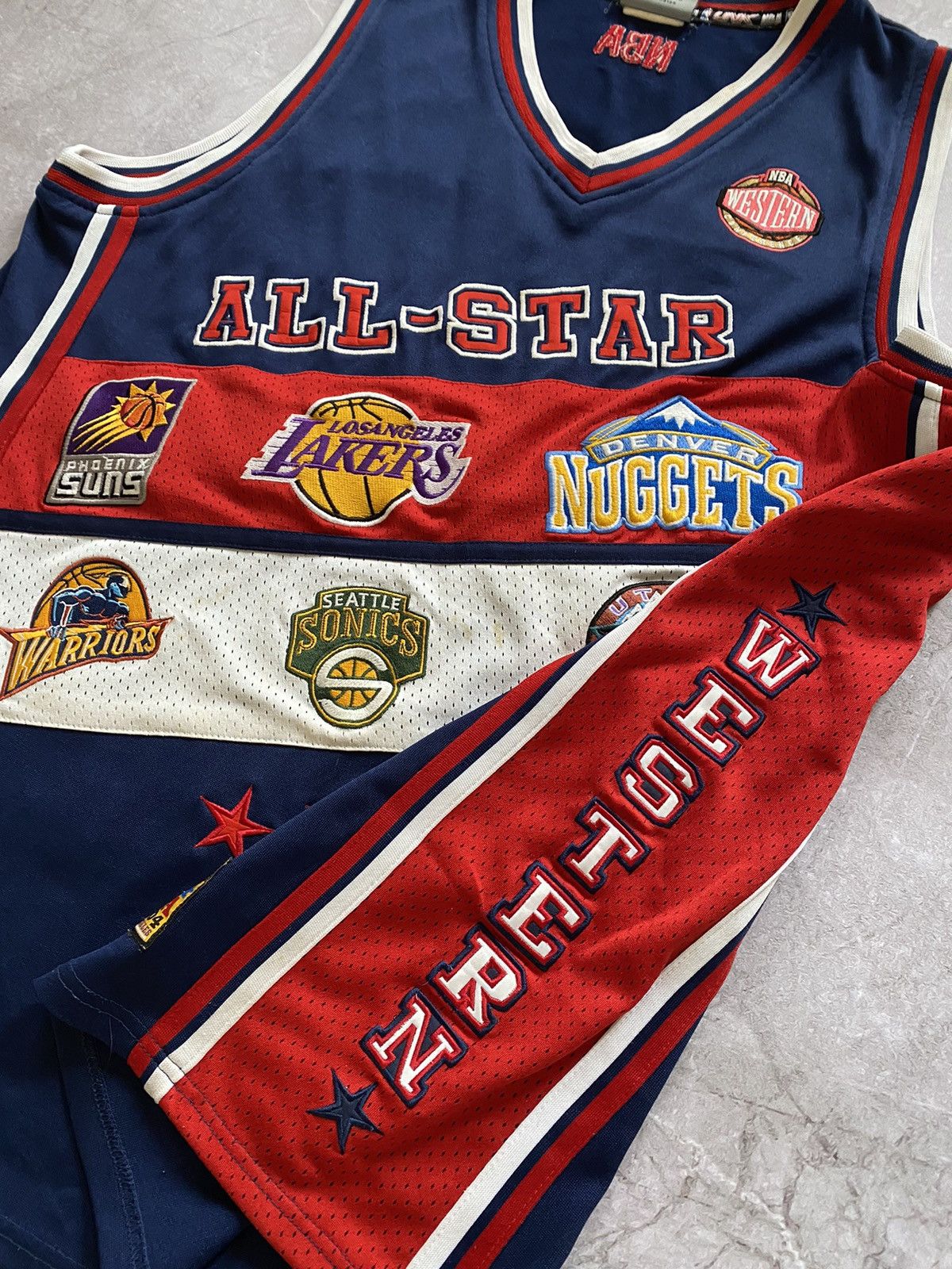 NBA NBA All-Star Game Western Conference 2004 Basketball Jersey Size US XL / EU 56 / 4 - 12 Thumbnail