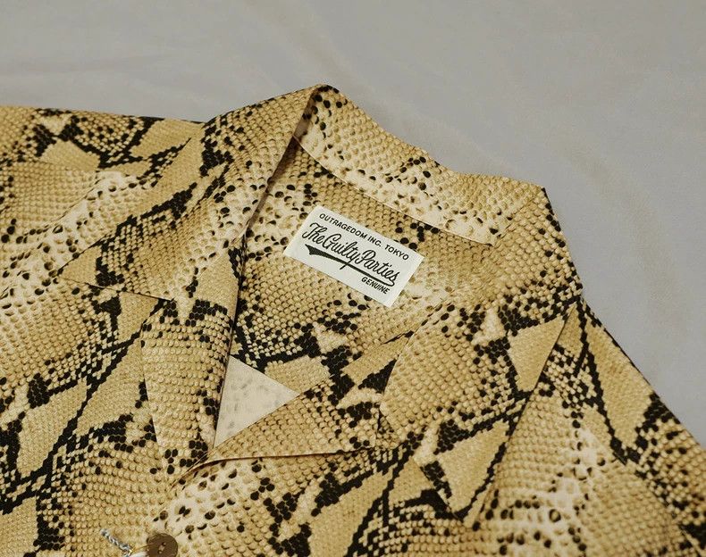 Wacko Maria wacko maria Snake-print short-sleeved shirt 2503-Nextarrow Size US XL / EU 56 / 4 - 3 Thumbnail