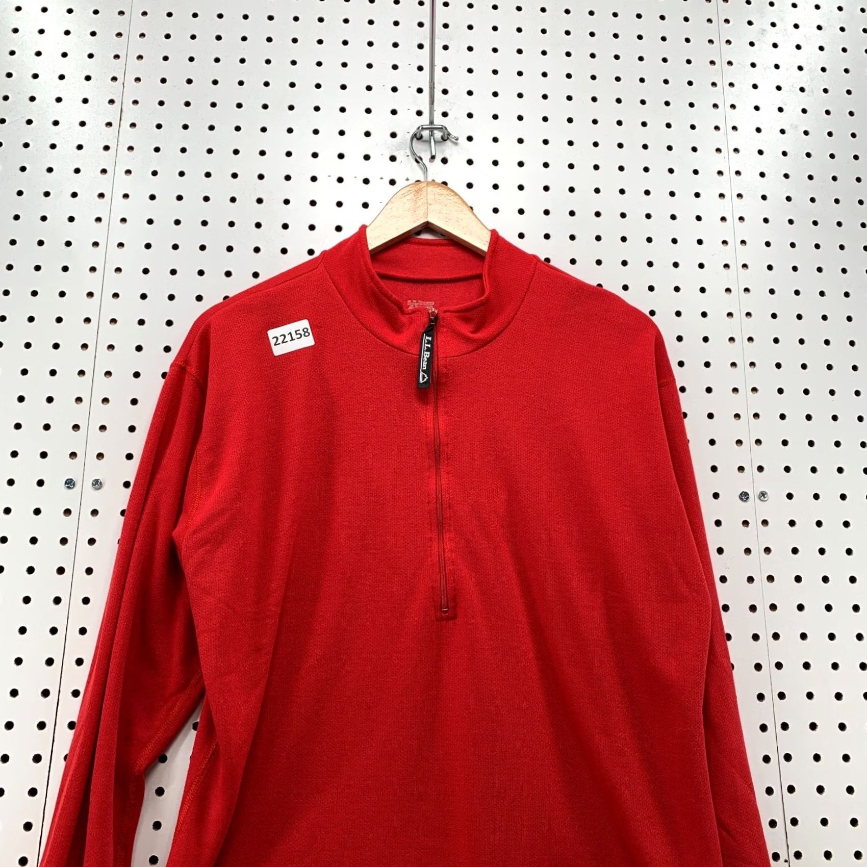 Vintage LL Bean Pullover Red Lightweight Mens Large Long Sleeve Size US L / EU 52-54 / 3 - 2 Thumbnail