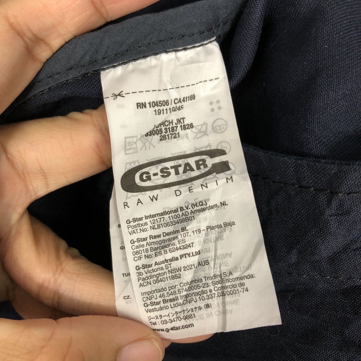 G-Star 📌Vintage Biker Jacket G Star Raw Multi Pocket Bondage Style Size US S / EU 44-46 / 1 - 20 Thumbnail