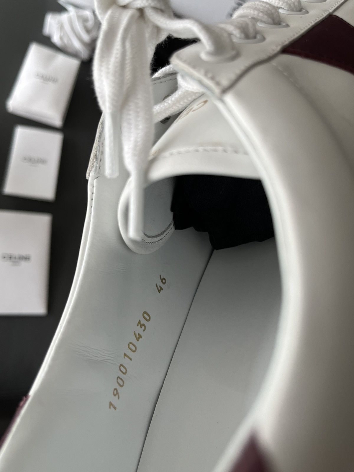 Celine × Hedi Slimane Runway Celine Hedi Slimane Classic Triomphe Sneaker Size US 13 / EU 46 - 6 Thumbnail