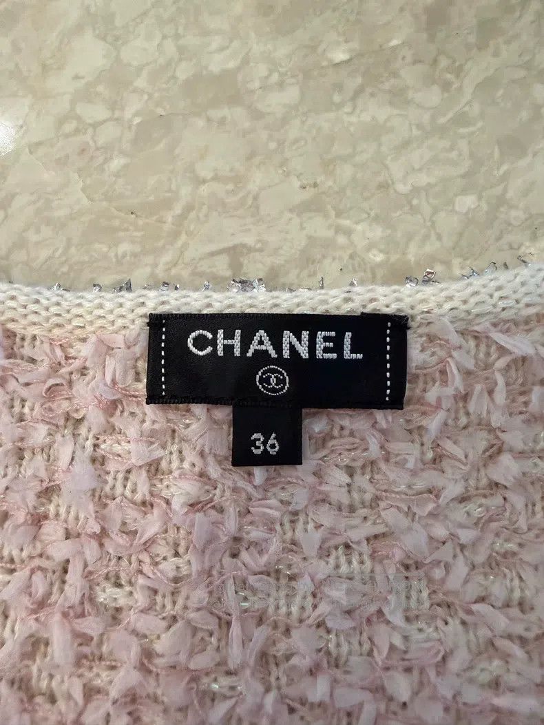 Chanel Chanel 18 Waterfall Series Irregular Oblique Edge Sleevele Size XS / US 0-2 / IT 36-38 - 3 Thumbnail