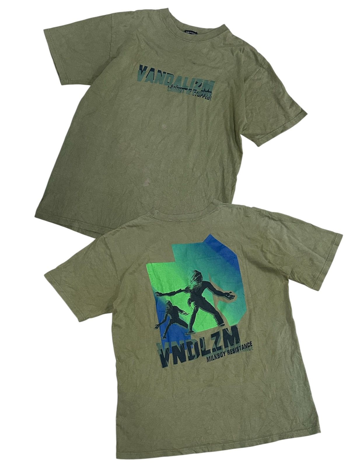 20471120 Vintage MILKBOY “Vandalizm Cannot Be Stopped” T Shirt Size US L / EU 52-54 / 3 - 1 Thumbnail
