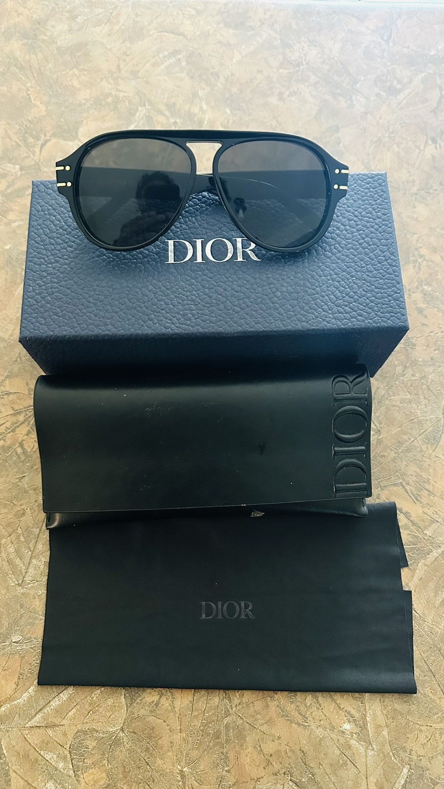 Dior Dior Eyewear DiorSignature A1U Aviator Sunglasses Size ONE SIZE - 14 Thumbnail