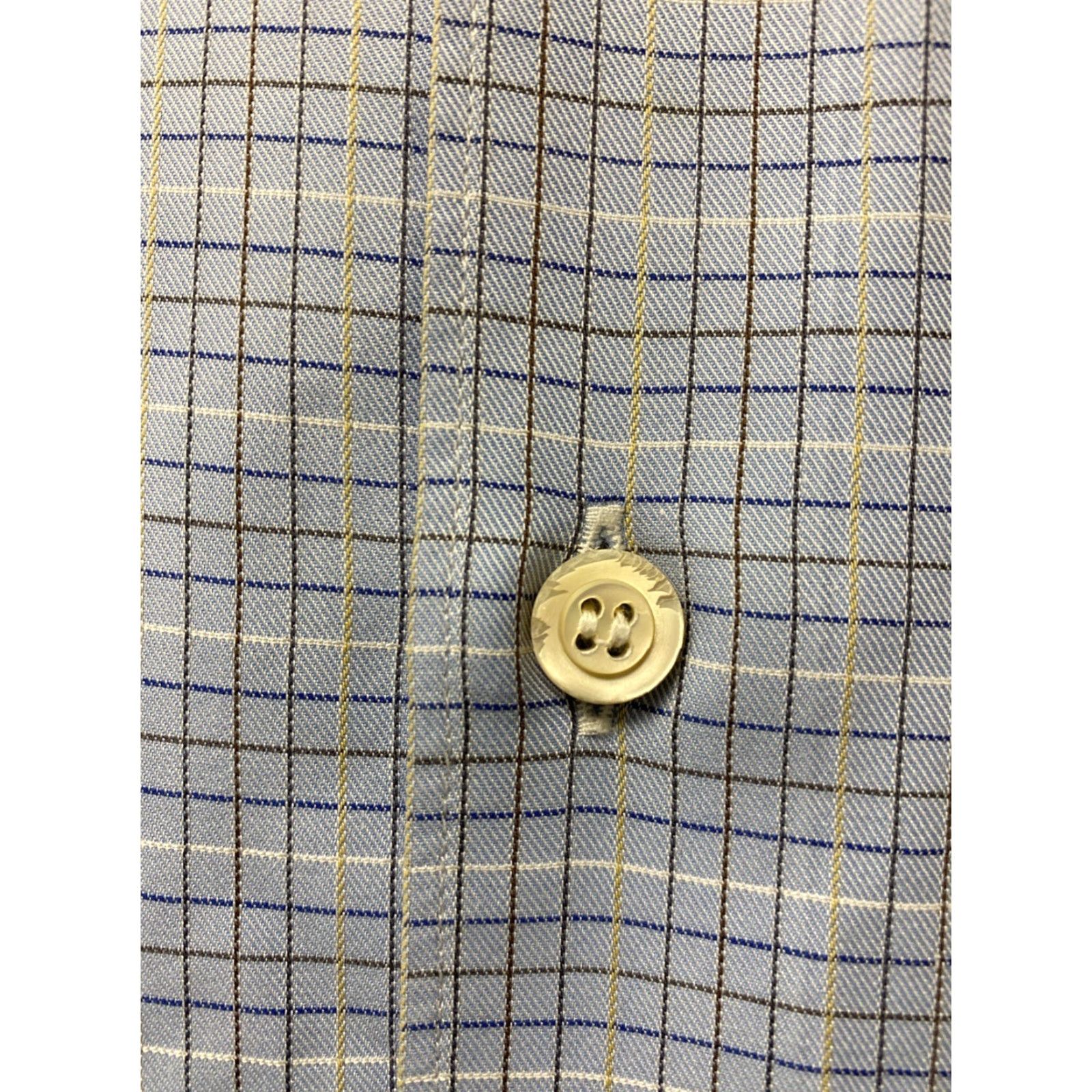 Ermenegildo Zegna Ermenegildo Zegna Button Shirt Men’s XL Blue 161-11 Button-Up Casual Designer Regular Cotton Solid Long Sleeve Collared Size US XL / EU 56 / 4 - 6 Thumbnail