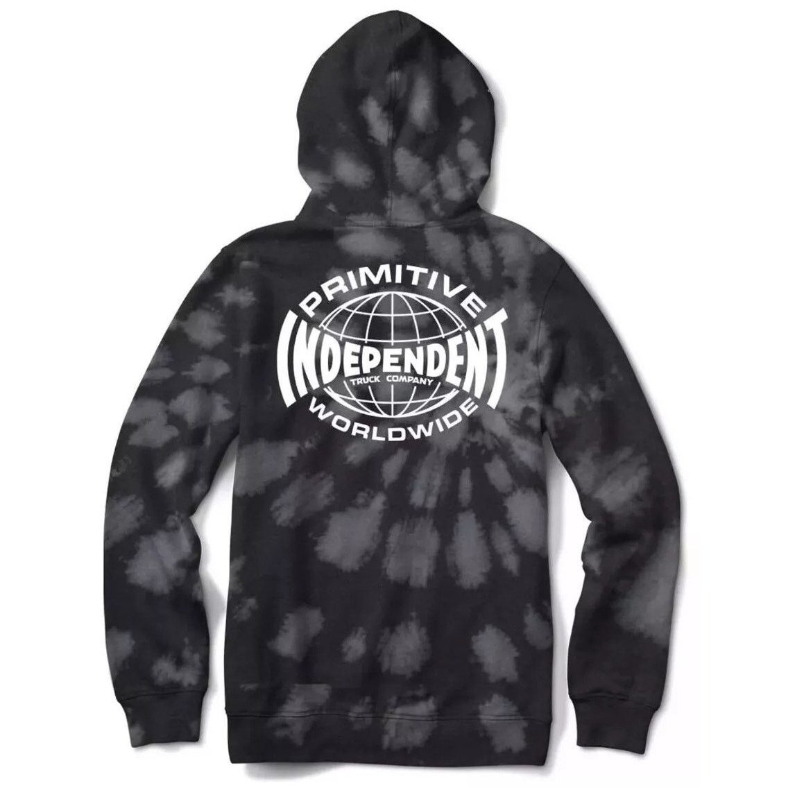 Primitive X Independent Skate Truck Global Tie Dye Hoodie