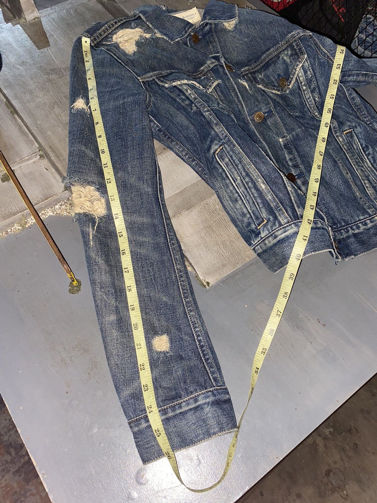 RRL Ralph Lauren Distressed trucker jacket Denim supply RL TYPE3 Size US M / EU 48-50 / 2 - 15 Thumbnail