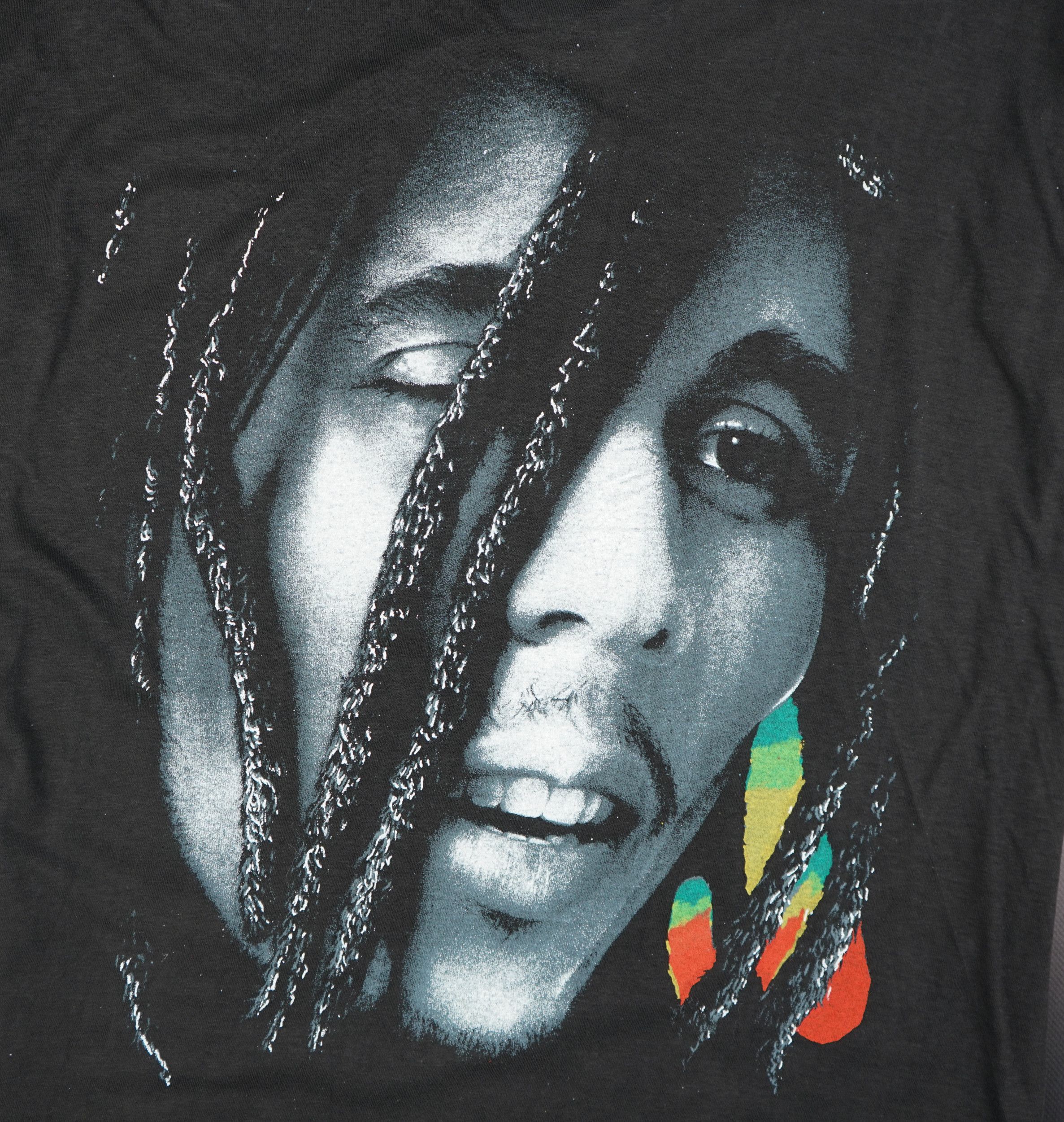 Band Tees × Bob Marley × Vintage Vintage 1990s Bob Marley All Over Print T-Shirt by Empire Size US L / EU 52-54 / 3 - 2 Thumbnail