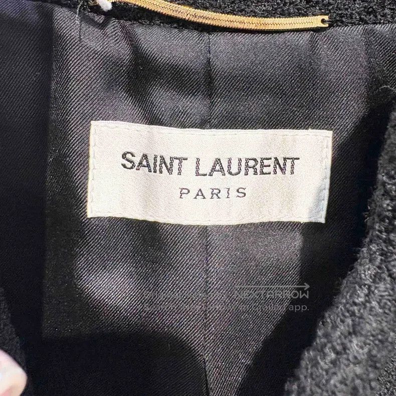Saint Laurent Paris Saint Laurent Paris Black glass buttons colorful heart-sha Size XS / US 0-2 / IT 36-38 - 3 Thumbnail