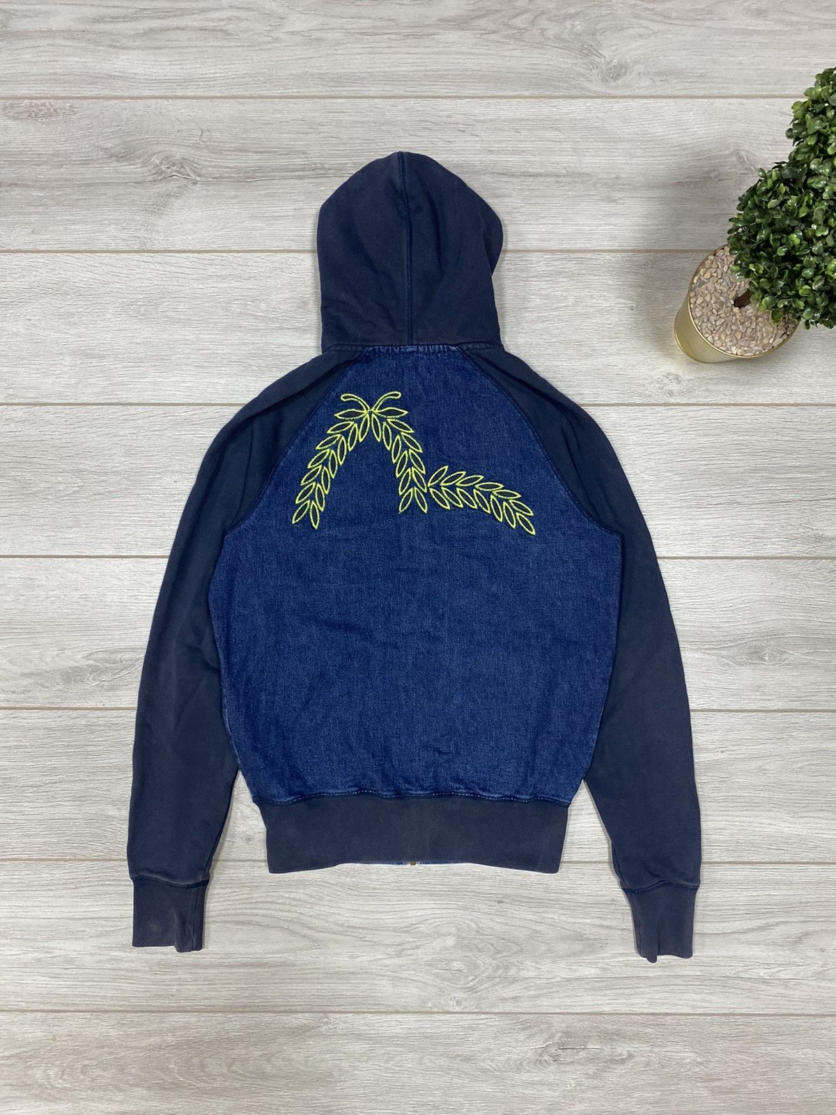 Evisu Evisu RARE vintage denim big seagull hoodie Size US M / EU 48-50 / 2 - 3 Thumbnail