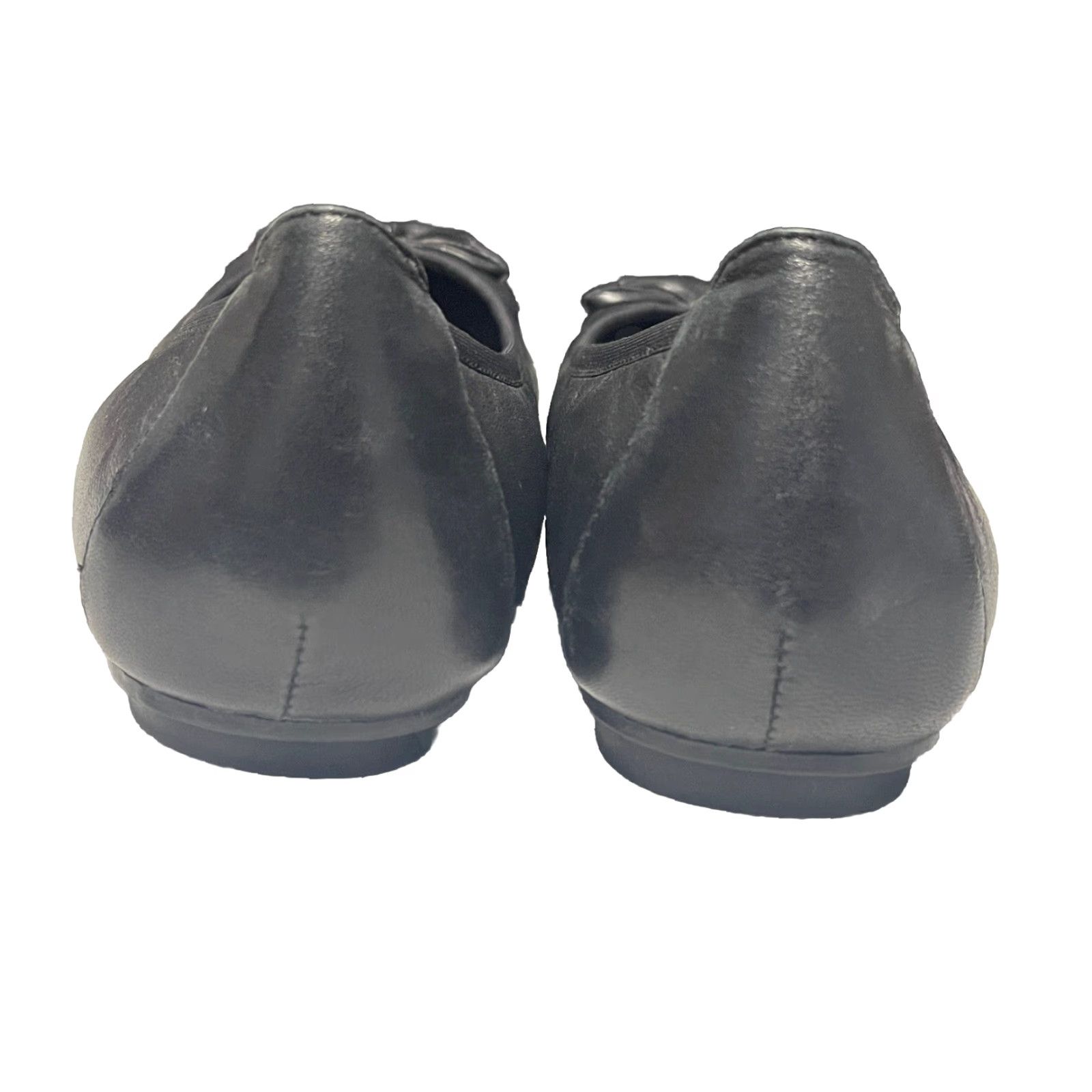Vionic Vionic Minna Slip On Ballet Flats Shoes Women Cap Toe Black Leather Size 6 Flats Size ONE SIZE - 5 Thumbnail