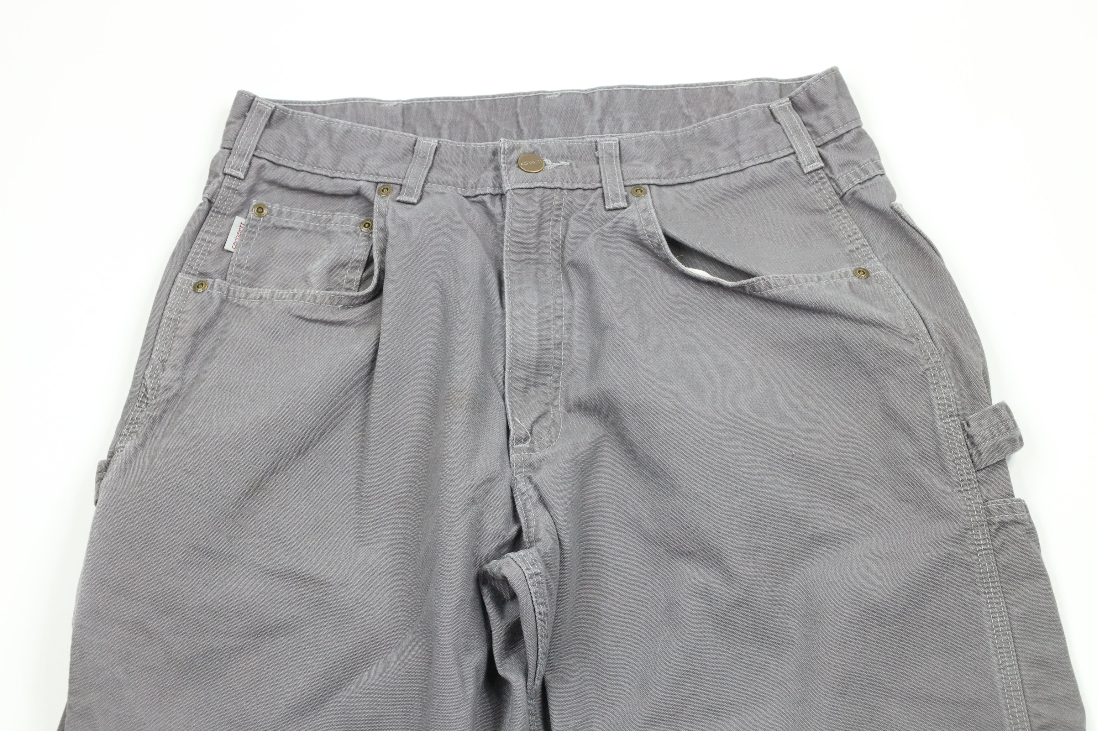 Carhartt × Vintage Vintage Carhartt Canvas Loose Original Fit Wide Leg Pants Size US 32 / EU 48 - 2 Thumbnail