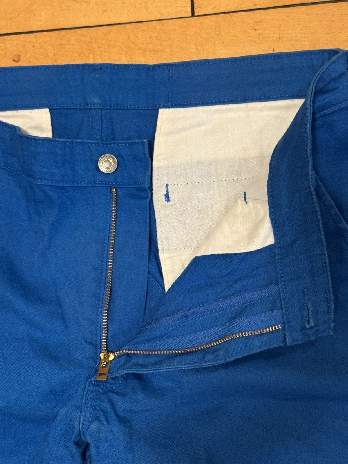 Levi's Levis Blue Casual Flat Front Slim Fit Pants Size 36 Size US 36 / EU 52 - 5 Thumbnail