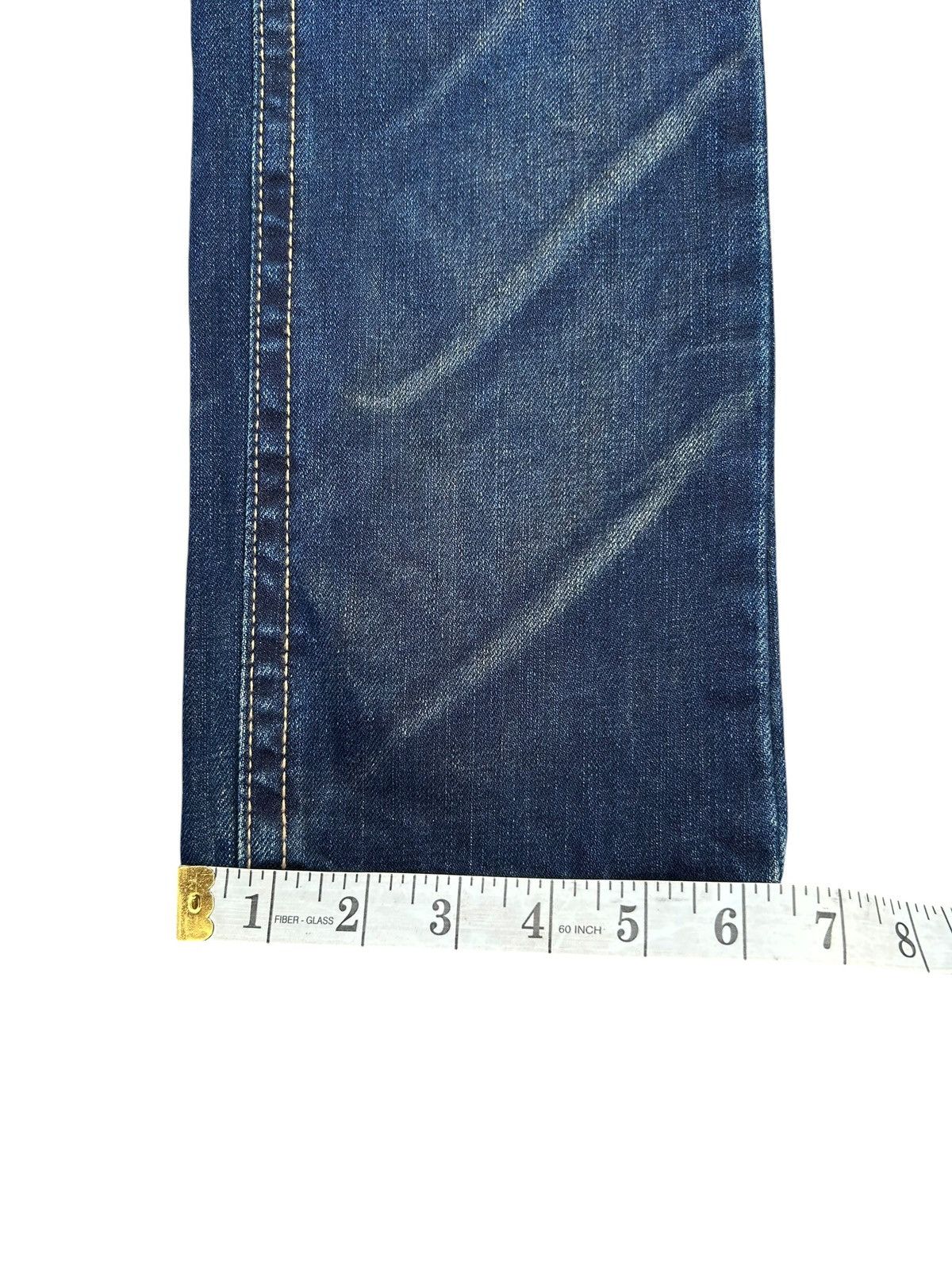 Kapital YOSHITOMO NARA LOLITA EXOTIC DISTRESSED DENIM JEANS Size US 29 - 18 Thumbnail
