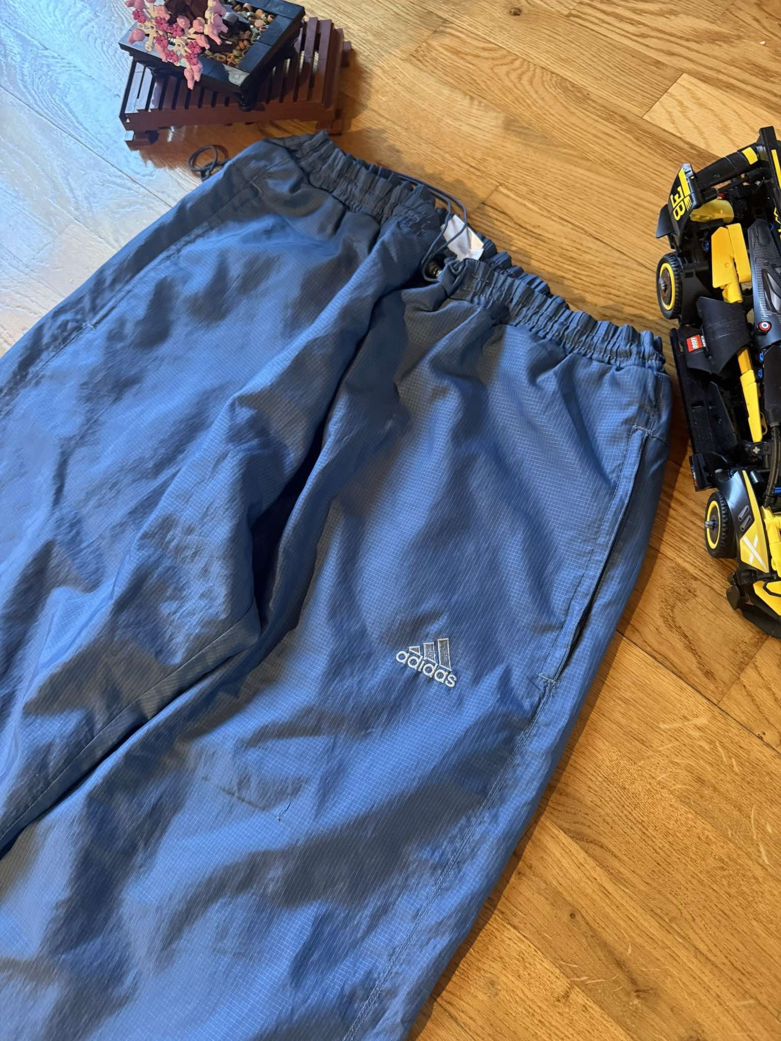Adidas × Vintage Adidas Vintage Track Pants – Blue Sportswear Size US 34 / EU 50 - 3 Thumbnail