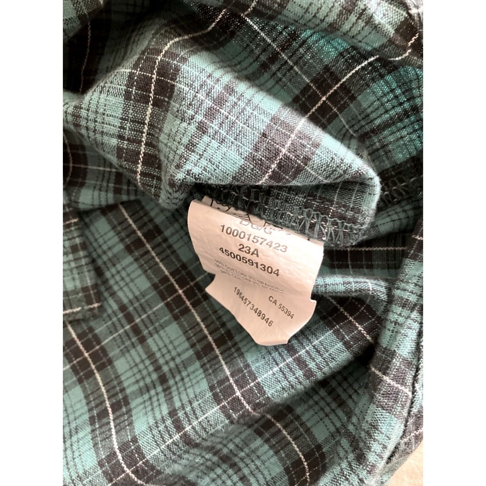 Lee VINTAGE Lee Shirt Mens L Green Plaid Pockets Short Sleeve Button-Up Size US L / EU 52-54 / 3 - 7 Thumbnail