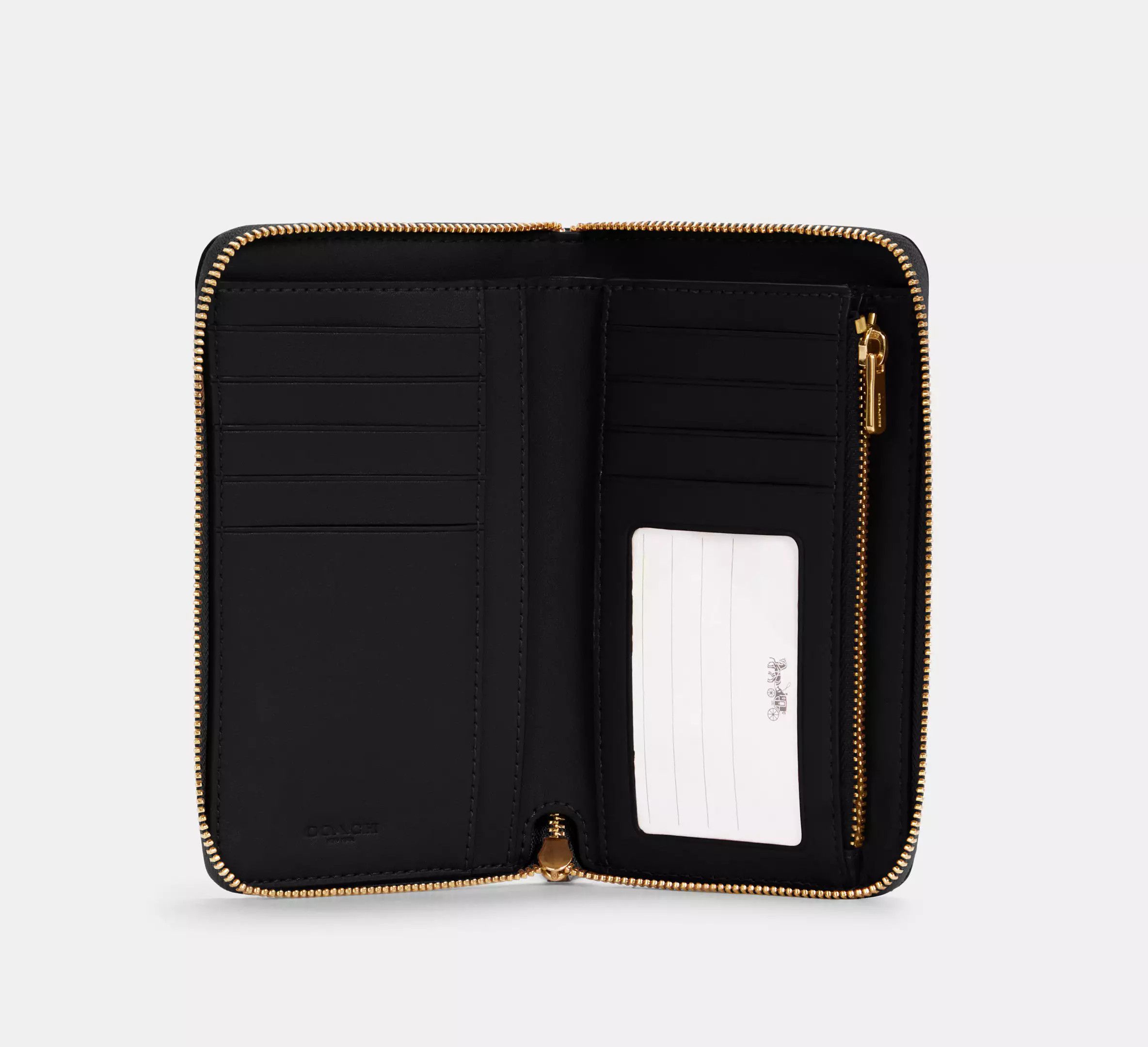 Coach Medium Id Zip Wallet C4124 Size ONE SIZE - 4 Thumbnail