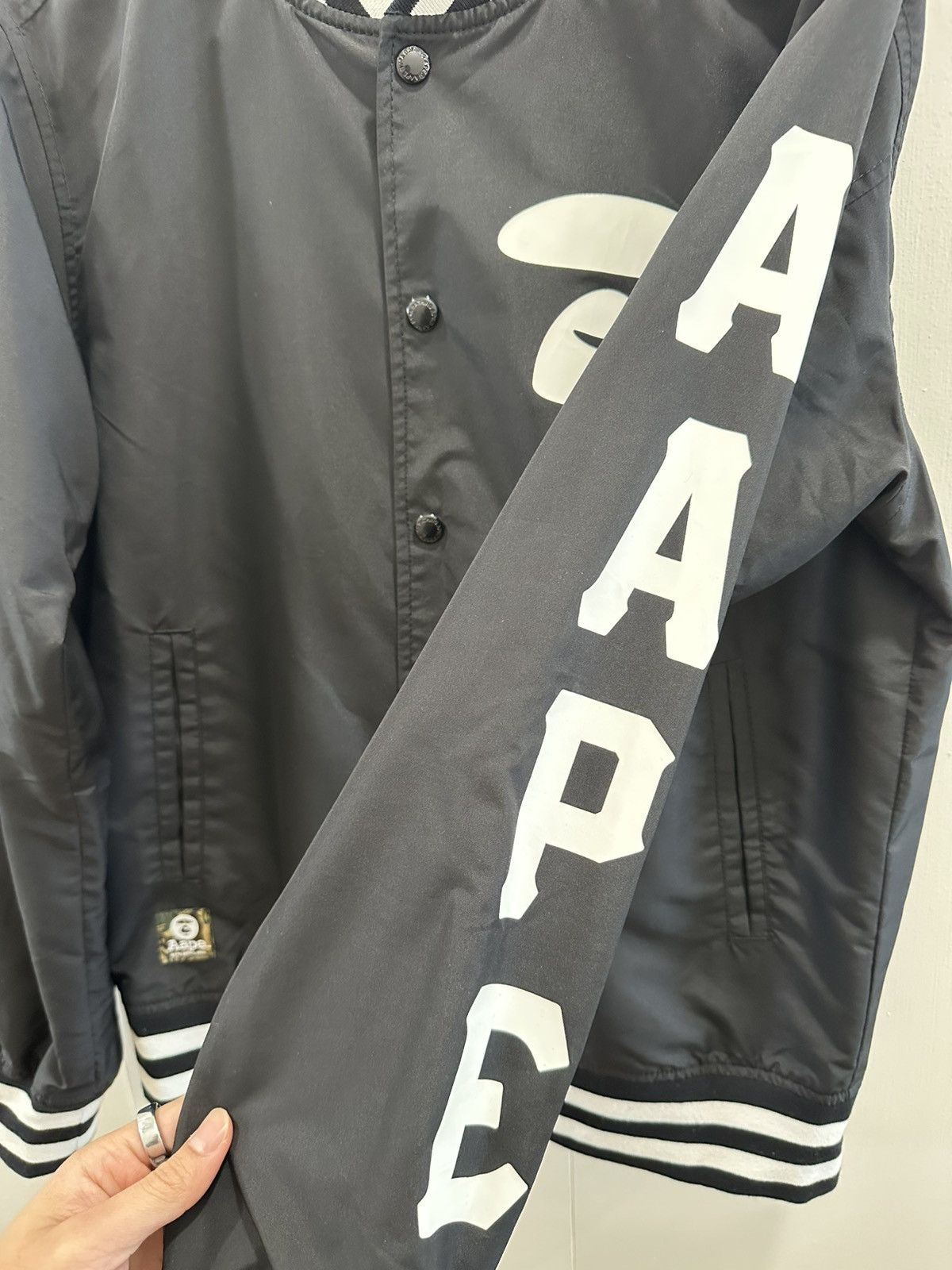 Aape Aape By A Bathing Ape Black and White Bomber Jacket Size US M / EU 48-50 / 2 - 4 Thumbnail