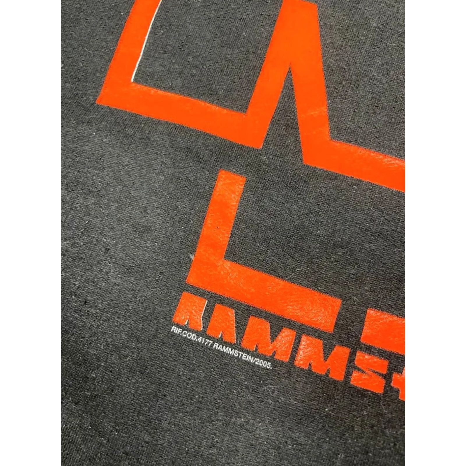 Logo 7 VINTAGE Rammstein Hoodie Main Logo Black Size L Men's 2005 00s Rock Size US L / EU 52-54 / 3 - 3 Thumbnail