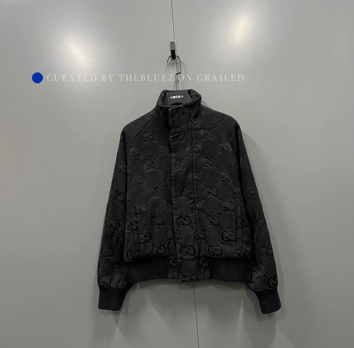 Gucci Black All-over GG Print Stand Collar Jacket Size US S / EU 44-46 / 1 - 1 Thumbnail