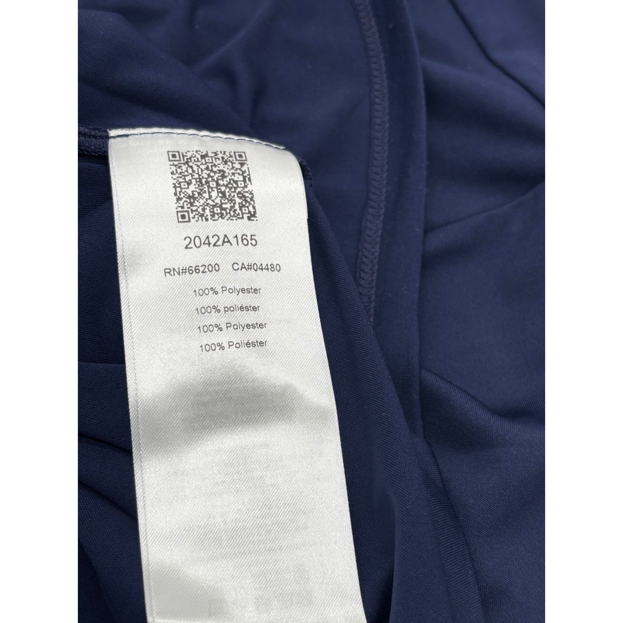 Asics ASICS Women's Court Graphic Cropped Tennis Tee, Navy, S Size S / US 4 / IT 40 - 8 Thumbnail