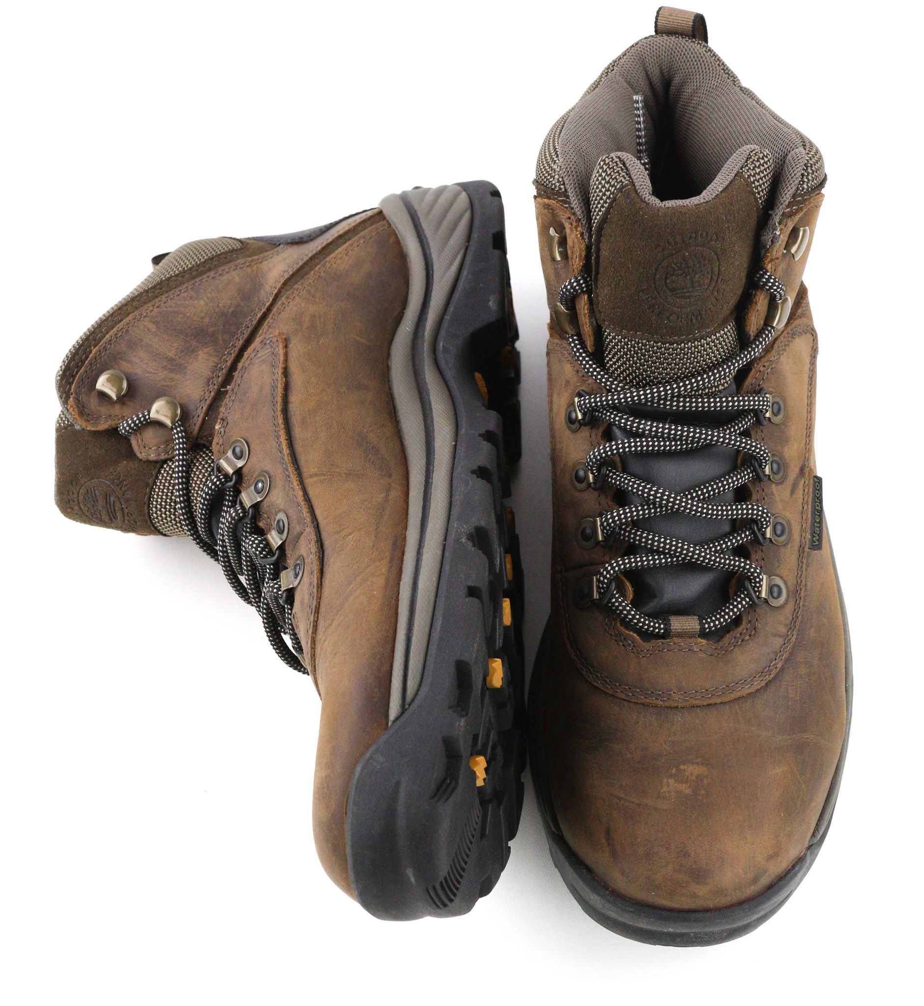 Timberland 12135-A5946 EU44 Brown Leather High Top Laced Shoes 80565 Size US 11 / EU 44 - 7 Thumbnail