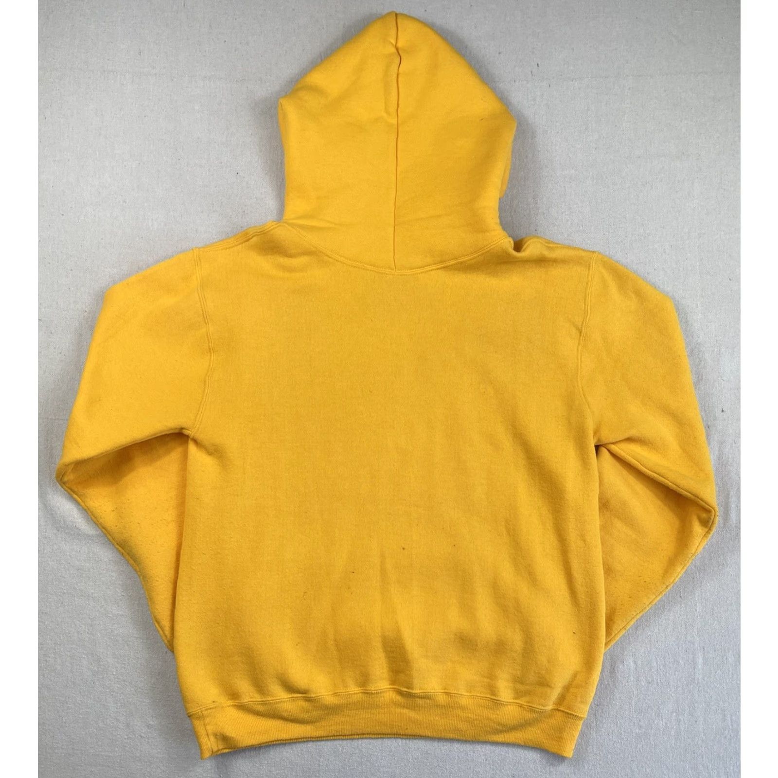 Russell Athletic VINTAGE Russell Athletic Hoodie La Salle University Mens M Yellow 80s Logo Graphic Print Sweatshirt Size US M / EU 48-50 / 2 - 3 Thumbnail