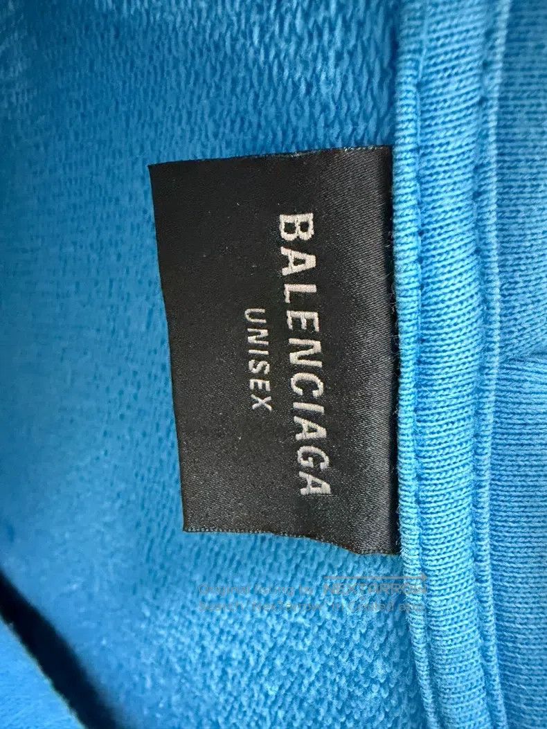 Balenciaga Balenciaga Blue Manchester United graffiti zipper hoodie Size US XS / EU 42 / 0 - 4 Thumbnail