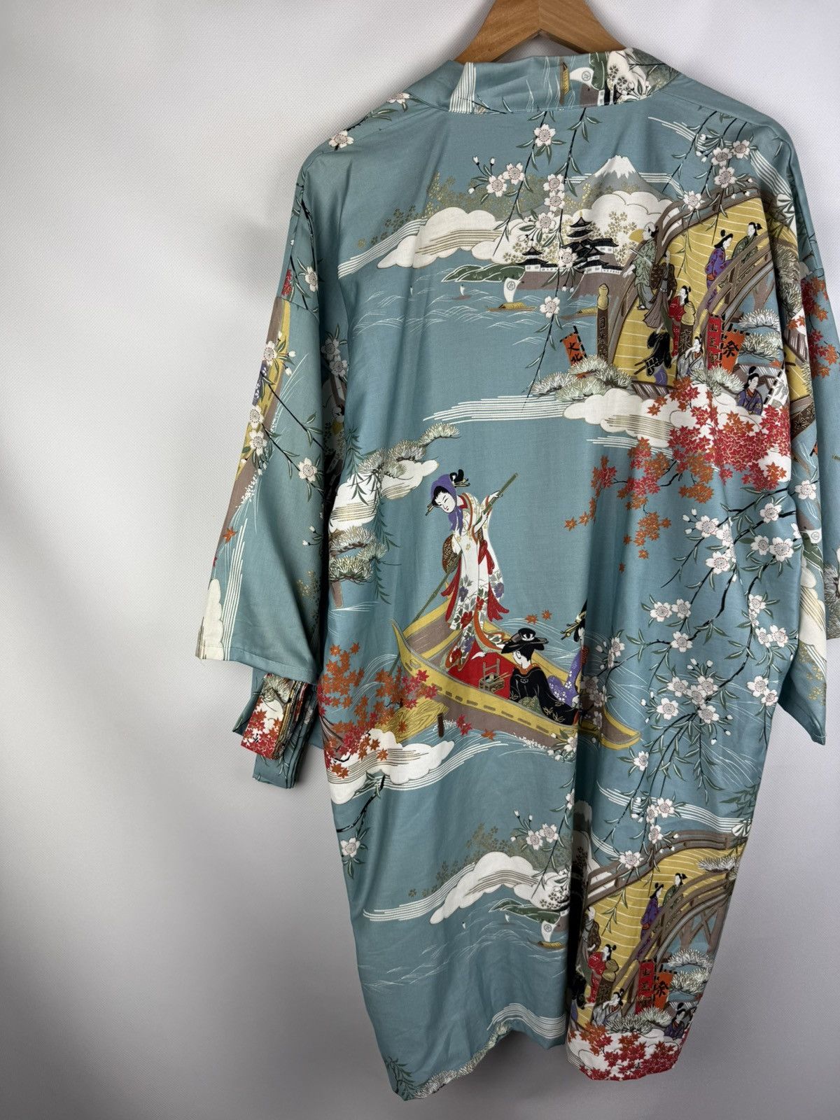 Other Japanese Overprinted Kimono Haori One Size Unisex Size US L / EU 52-54 / 3 - 15 Thumbnail