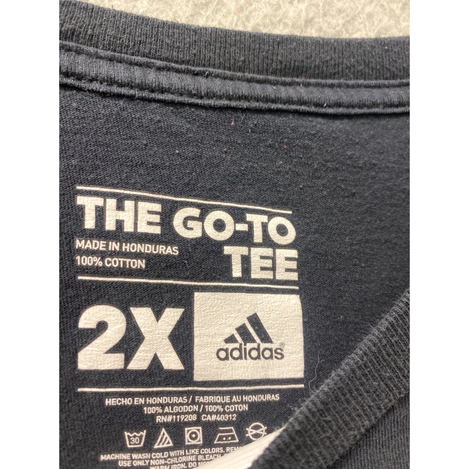 Adidas Adidas The Go-To Performance Tee Shirt Men 2XL Black Short Sleeve 102-33 Size US XXL / EU 58 / 5 - 4 Thumbnail