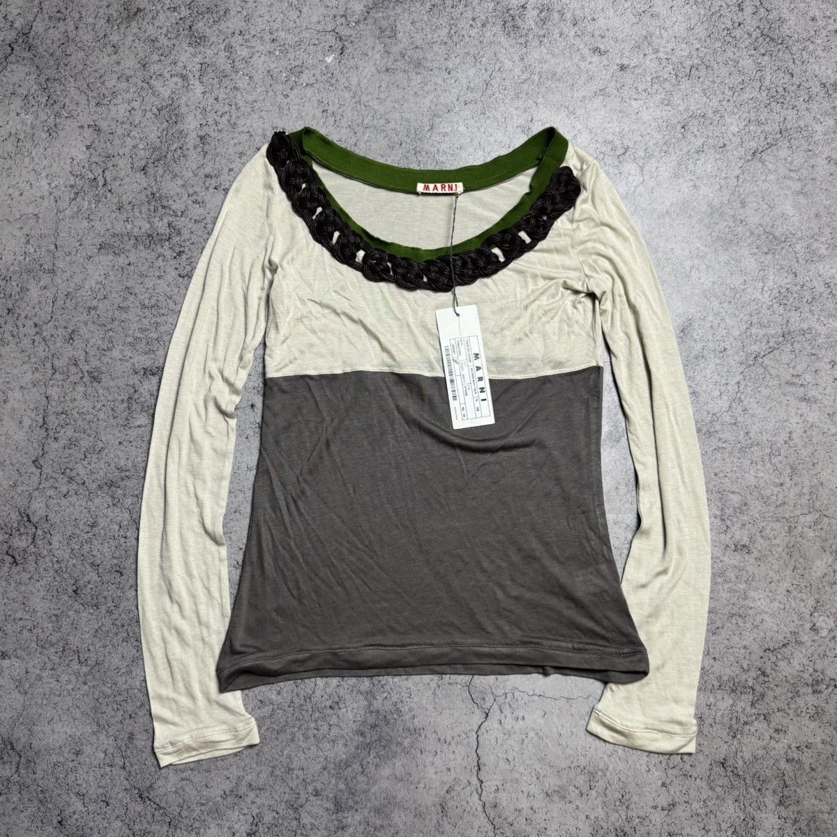 Marni NEW Marni Long Sleeve T Shirt Size XS / US 0-2 / IT 36-38 - 1 Thumbnail