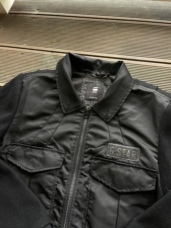 G-Star G-Star Raw Wool Nylon Black Fly jaket bomber Fur Size M / US 6-8 / IT 42-44 - 2 Thumbnail