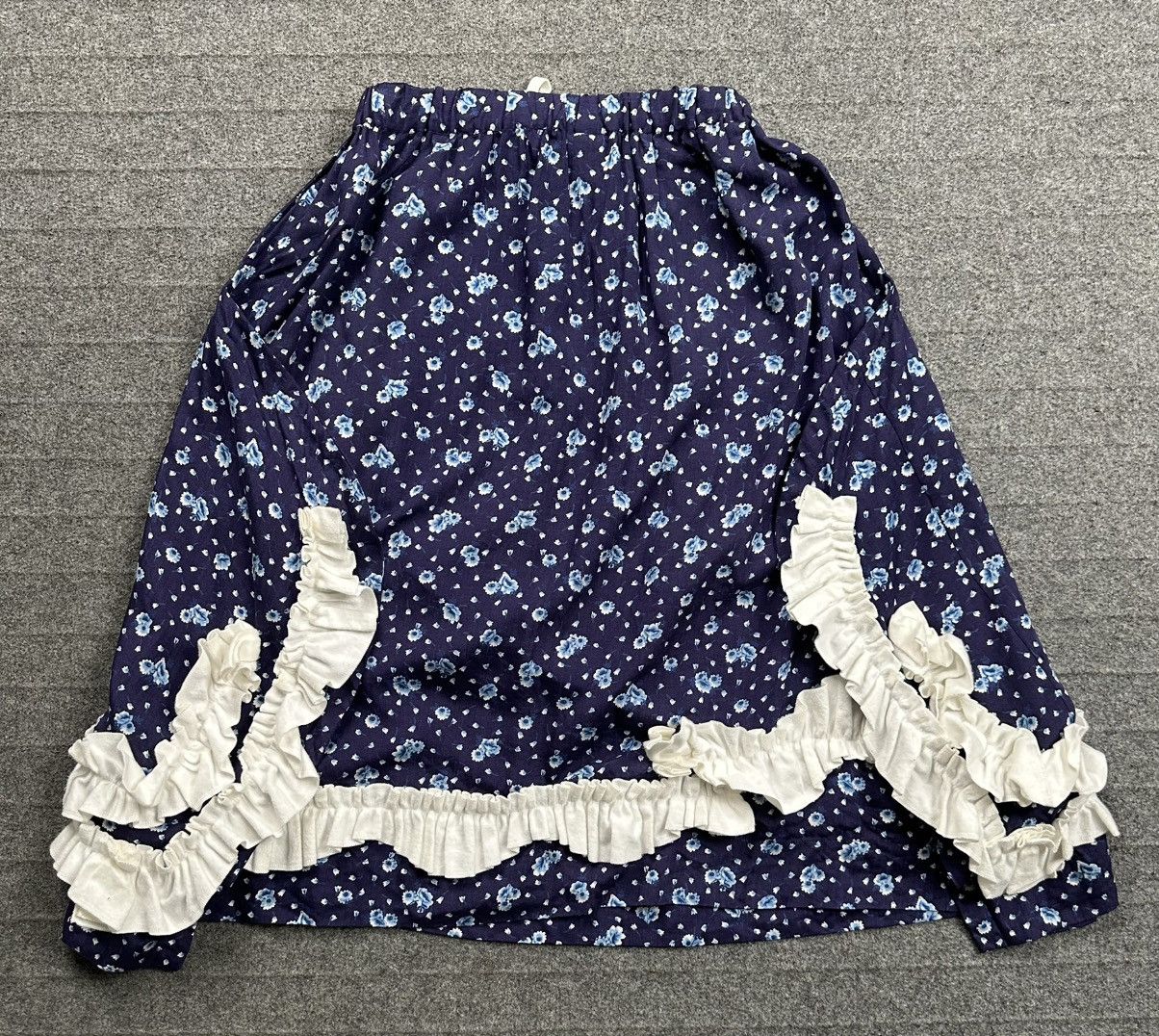 Comme des Garcons Comme Des Garcons - 2021 Floral Print Frill Decorative Patch Size 28" / US 6 / IT 42 - 3 Thumbnail