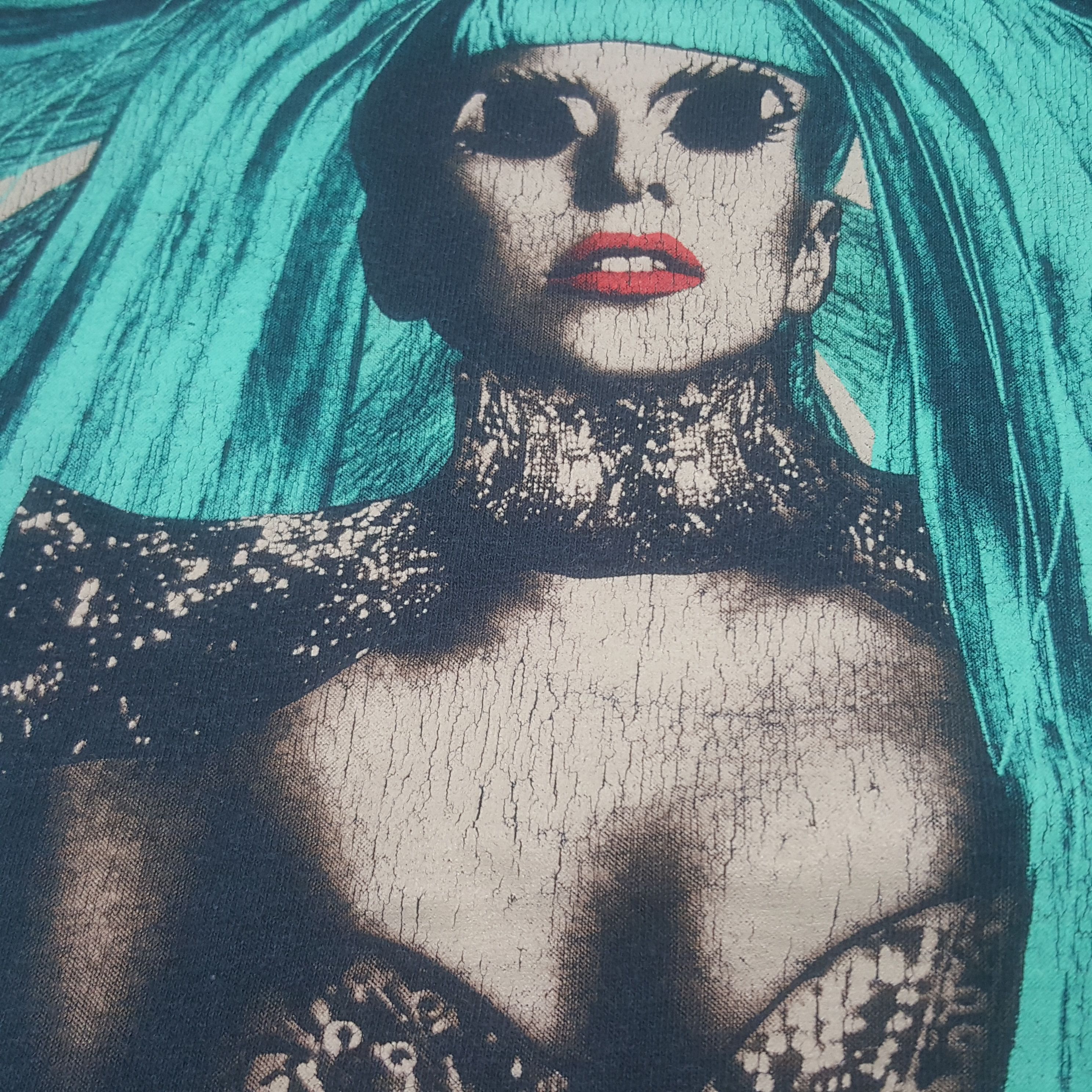Band Tees × Vintage Vintage Lady Gaga American Singer Songwriter Tshirt Size US M / EU 48-50 / 2 - 12 Thumbnail