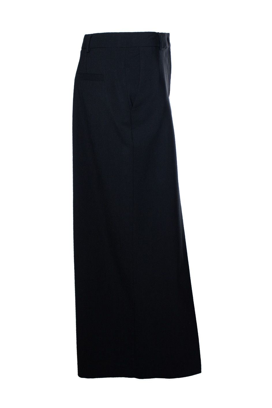 Nude (Nude), black maxi skirt with high front slit Size 28" / US 6 / IT 42 - 4 Thumbnail
