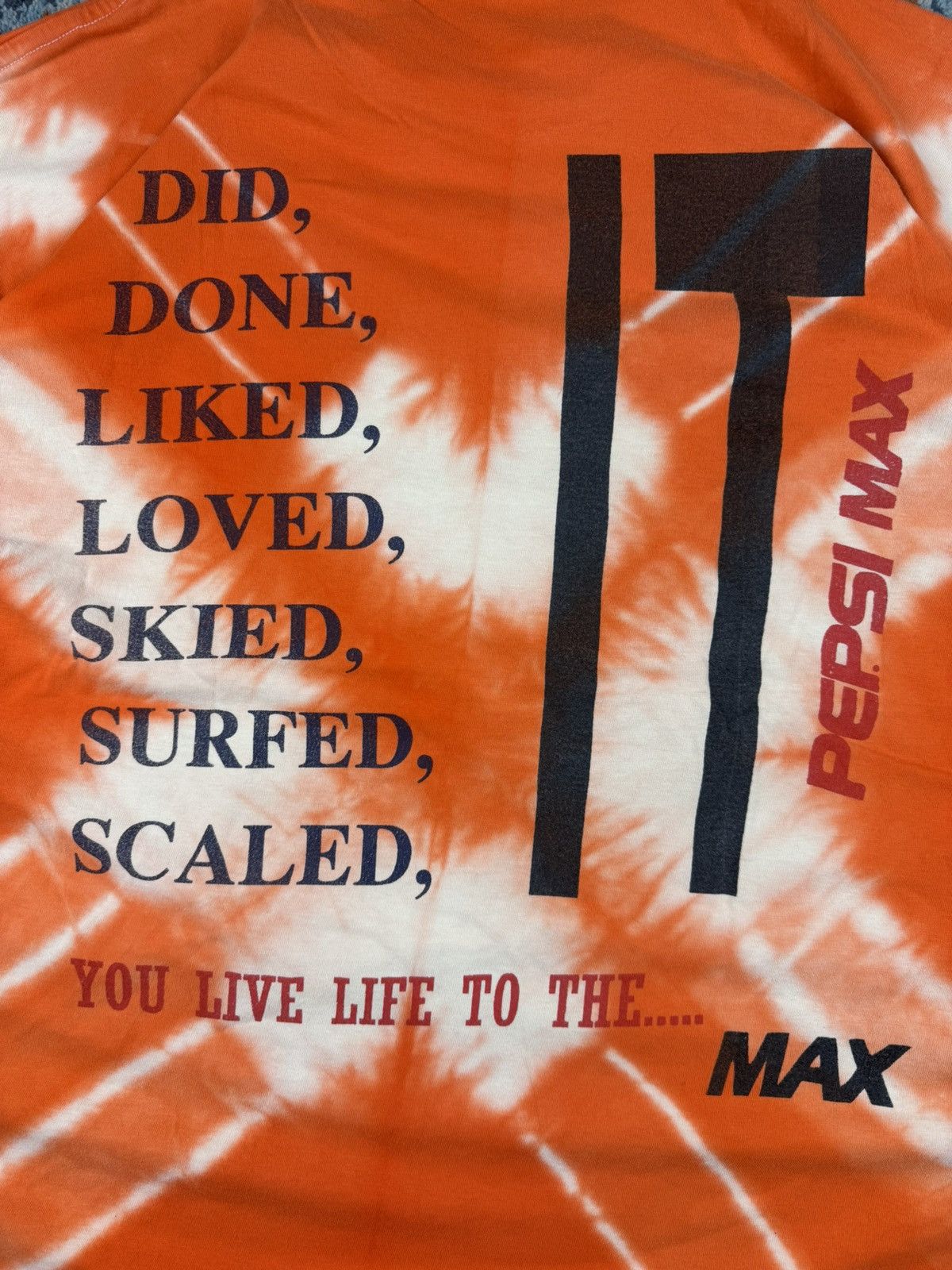 Pepsi × Vintage Vintage 90s Pepsi Max tie dye graphic tee festival Coca Cola Size US XL / EU 56 / 4 - 10 Thumbnail