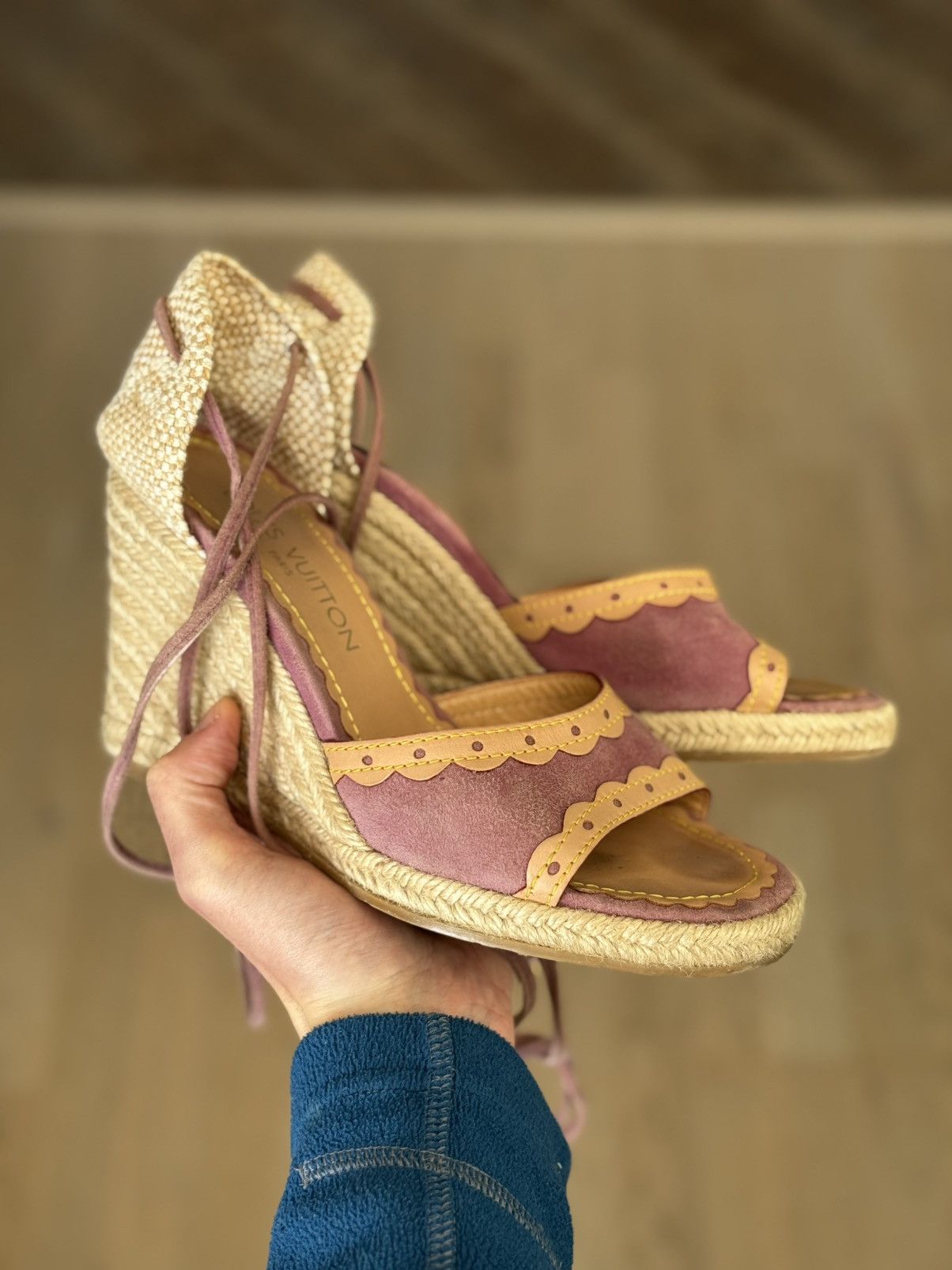 Louis Vuitton Louis Vuitton Ankle Strap Heels Size US 7 / IT 37 - 3 Thumbnail